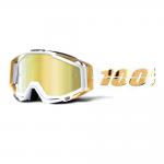 Óculos 100% Racecraft LTD Dourado Lente Espelhada