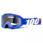 Óculos 100% Strata Nation Azul - Lente Transparente