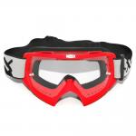 Óculos Mattos Racing Combat Vermelho Lente Transparente