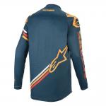 Camisa Alpinestars Racer Braap 2020 Azul Marinho/Laranja