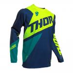 Camisa Thor Sector Blade 2020 Azul Marinho/Amarelo Fluor 