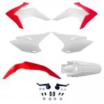 Kit Plástico Avtec Modelo 2015 Crf 230 2008 á 2019 Vermelho/Branco