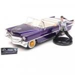 Miniatura Elvis Presley Cadillac Eldorado + Figura Elvis 1:24 