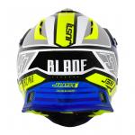 Capacete Just1 J38 Blade 2020 Azul / Amarelo Fluor / Preto 