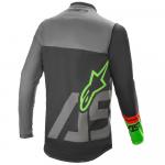 Conjunto Calça + Camisa Alpinestars Racer Compass 2021 Preto/Cinza/Verde