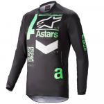 Camisa Alpinestars Fluid Chaser 2021 Preto/Verde Menta