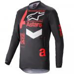 Camisa Alpinestars Fluid Chaser 2021 Preto/Vermelho
