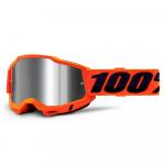 Óculos 100% Accuri2 Neon Orange - Lente Espelhada   