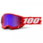 Óculos 100% Accuri2 Red - Lente Espelhada   