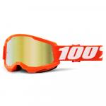 Óculos 100% Strata2 Orange - Lente Espelhada 