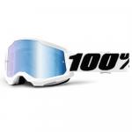 Óculos 100% Strata2 Everest Branco - Lente Espelhada 