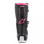 Bota Alpinestars Tech 3 Stella Feminina Preta/Branca/Rosa