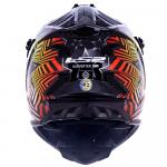 Capacete LS2 MX 700 Subverter Evo Super Collider Preto
