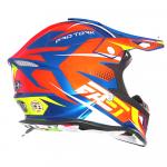 Capacete Pro Tork Fast Fantasy Azul/Laranja