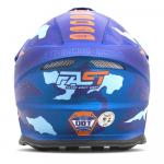 Capacete Pro Tork Jett Fast Factory Edition 3 Azul/Laranja