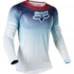 Conjunto Calça + Camisa Fox Airline Reepz 2022 Branco/Vermelho/Azul