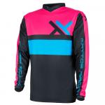 Conjunto Calça + Camisa Mattos Racing Assimilate Infantil 2022 Rosa/Azul