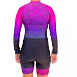 Macaquinho Bike Feminino Silver Preto/Rosa Zebra