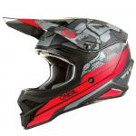 Capacete Oneal 3 Series Helmet Camo 2022 Preto/Vermelho