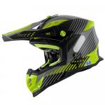 Capacete Mattos Racing Atomic 2022 Amarelo Fluor/Cinza 