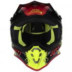 Capacete Just1 J38 Mask 2022 Amarelo Fluor/Vermelho/Preto