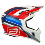 Capacete Asw Core Torn 2022 Branco/Vermelho/Azul