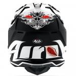 Capacete Airoh Wraap Beast Preto/Branco Fosco