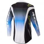 Conjunto Calça + Camisa Alpinestars Techstar Push 2023 Azul/Preto/Amarelo Fluor