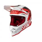 Capacete Asw Fusion 2.0 Dash vermelho/branco/cinza