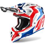 Capacete Airoh Aviator 3 azul/branco/vermelho 