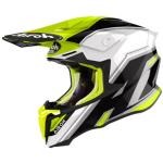 Capacete Airoh Twist 2.0 Shaken Amarelo Neon/Branco/Preto