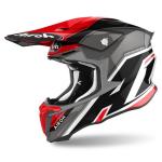 Capacete Airoh Twist 2.0 Shaken vermelho/cinza