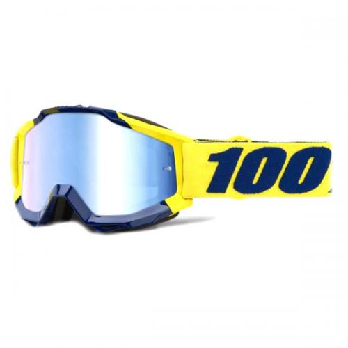 Óculos 100% Accuri Supply Azul/Amarelo  - Lente Espelhada