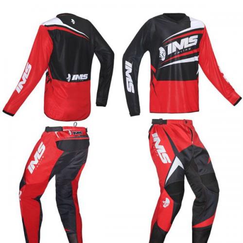 Conjunto Calça + Camisa Ims Flex Vermelho - Tamanho Especial 