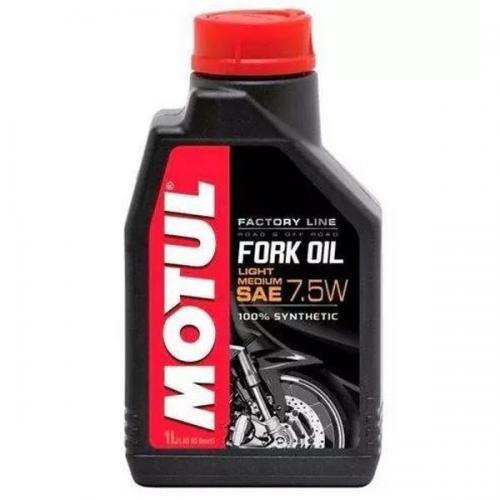 Óleo de Suspensão Dianteira Fork Oil Factory Line 7.5w Light/Medium - Motul 1 Litro