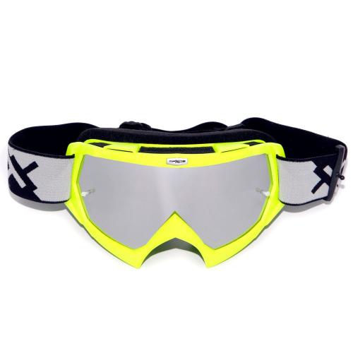 Óculos Mattos Racing Combat Amarelo Fluor Lente Espelhada