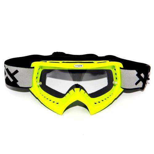 Óculos Mattos Racing Combat Amarelo Fluor Lente Transparente