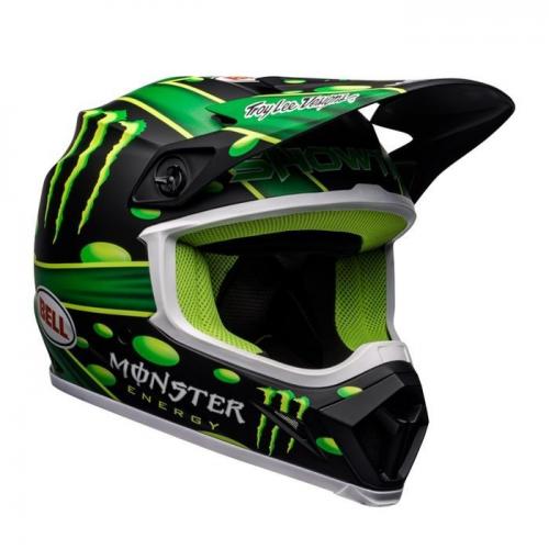 Capacete Bell Mx-9 Mips Show Time 2022 Preto / Verde