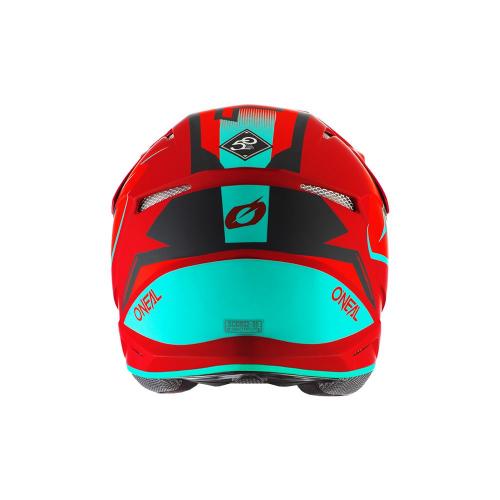 Capacete Oneal 3Series Helmet Riff 2.0 - Red/Teal
