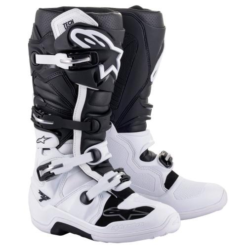 Bota Alpinestars Tech 7 Branca/Preto