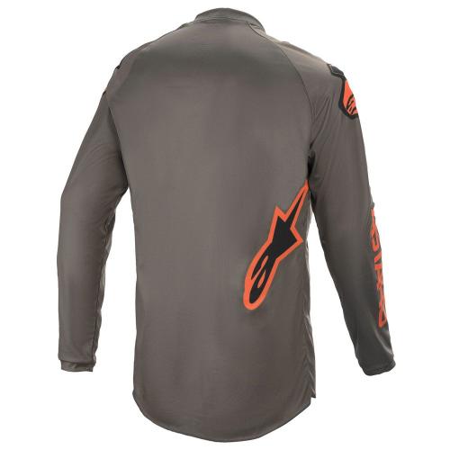 Conjunto Calça + Camisa Alpinestars Fluid Speed 2021 Cinza Escuro/Laranja