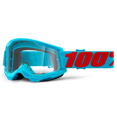 Óculos 100% Strata2 Summit Azul Claro Lente Transparente