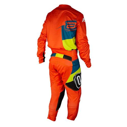 Conjunto Calça + Camisa Asw Image Force 2021 Laranja/Azul/Preto/Amarelo Fluor