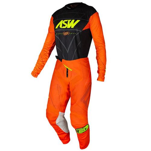 Conjunto Calça + Camisa Asw Podium Vertice 2021 Laranja/Preto