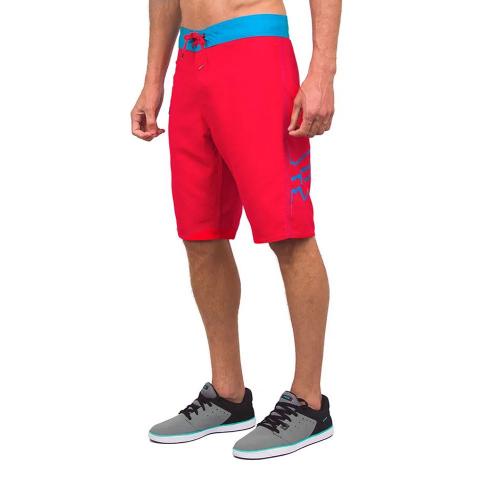 Boardshort Fox Overhead Vermelho/Azul