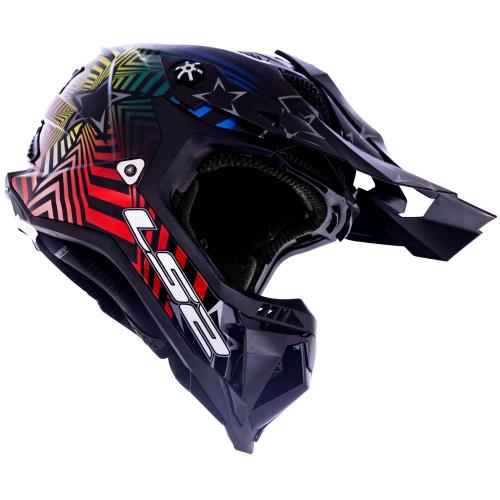 Capacete LS2 MX 700 Subverter Evo Super Collider Preto