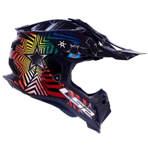 Capacete LS2 MX 700 Subverter Evo Super Collider Preto