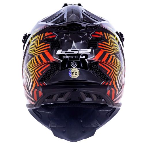 Capacete LS2 MX 700 Subverter Evo Super Collider Preto