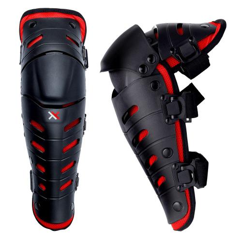 Joelheira Mattos Racing Combat Preto/Vermelho