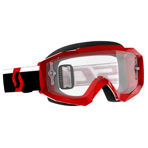 Óculos Scott Hustle-x Mx 2021 Vermelho Lente Transparente